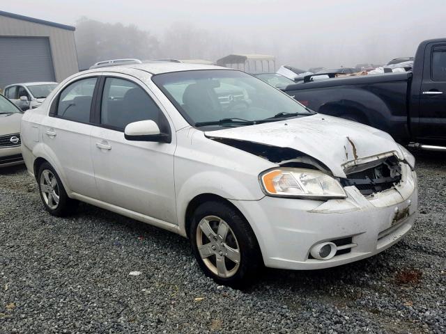 KL1TG5DEXBB128093 - 2011 CHEVROLET AVEO LT WHITE photo 1