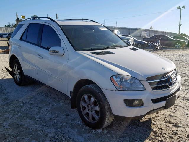 4JGBB86E57A252217 - 2007 MERCEDES-BENZ ML 350 WHITE photo 1