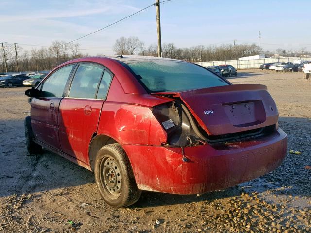 1G8AJ55F06Z125381 - 2006 SATURN ION LEVEL MAROON photo 3