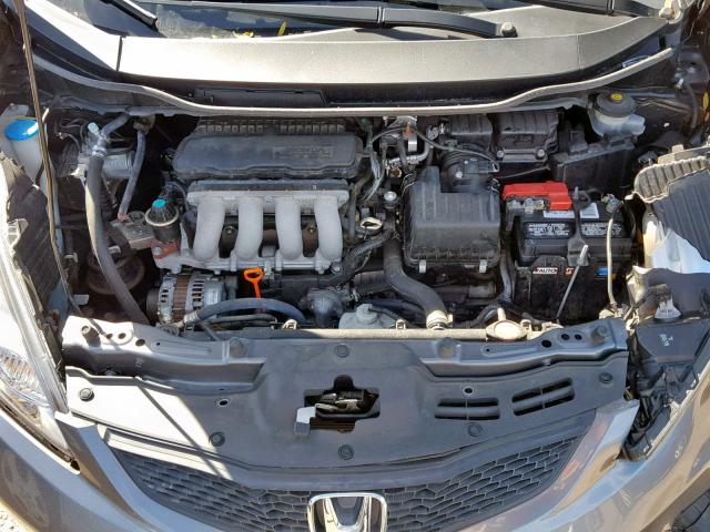 JHMGE8H56BC024950 - 2011 HONDA FIT SPORT GRAY photo 7