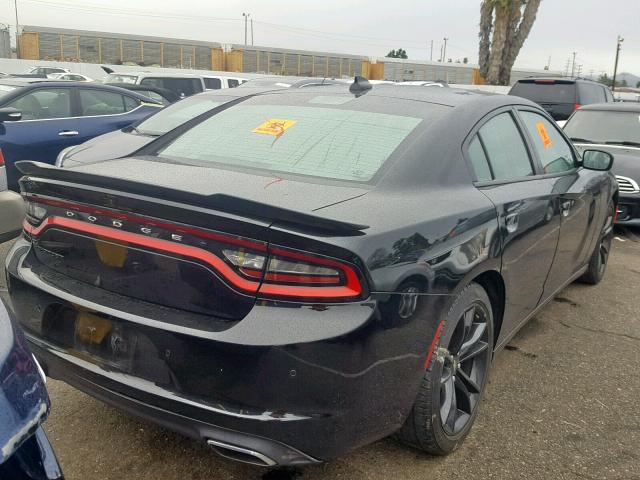 2C3CDXHG6JH119698 - 2018 DODGE CHARGER SX BLACK photo 4