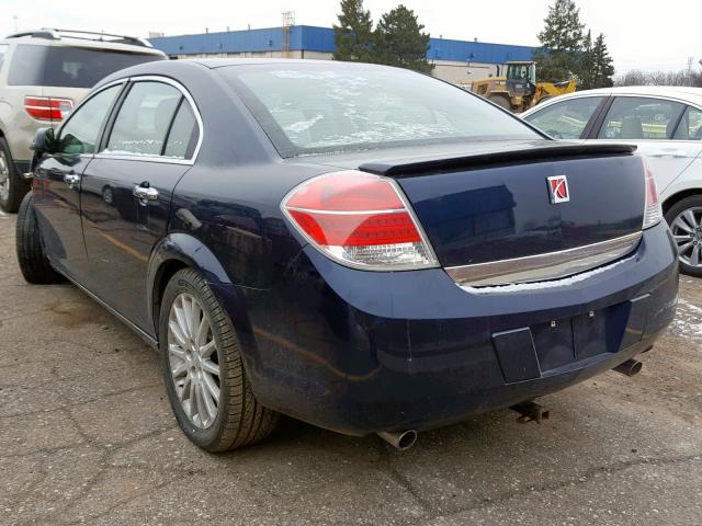 1G8ZX57759F156395 - 2009 SATURN AURA XR BLUE photo 3