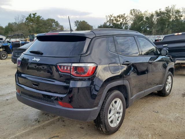 3C4NJCAB0JT123578 - 2018 JEEP COMPASS SP BLACK photo 4