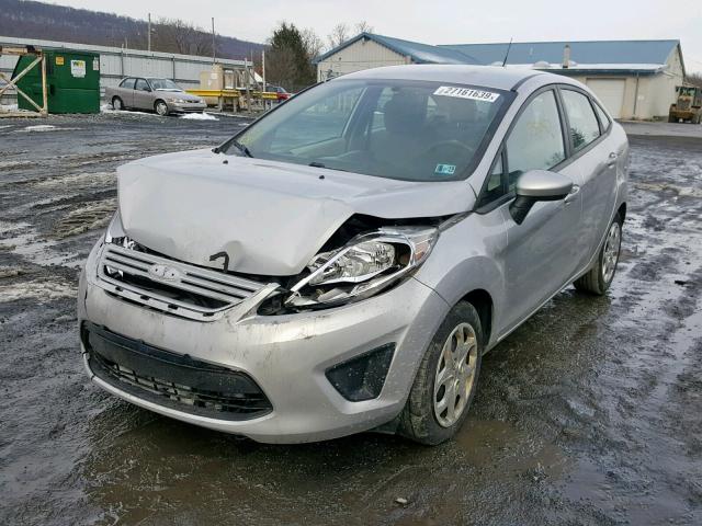 3FADP4AJ6DM149050 - 2013 FORD FIESTA S SILVER photo 2