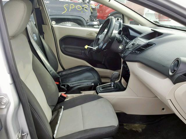 3FADP4AJ6DM149050 - 2013 FORD FIESTA S SILVER photo 5