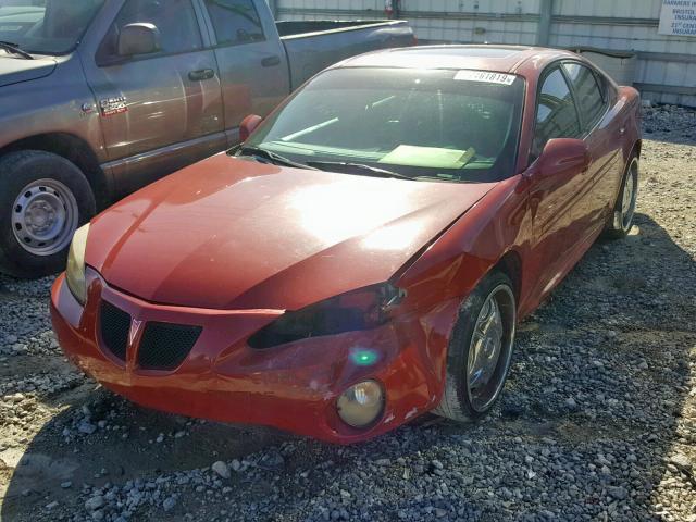 2G2WP552781127314 - 2008 PONTIAC GRAND PRIX RED photo 2