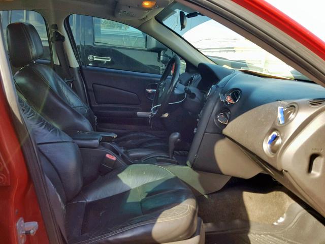 2G2WP552781127314 - 2008 PONTIAC GRAND PRIX RED photo 5