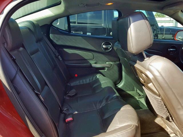 2G2WP552781127314 - 2008 PONTIAC GRAND PRIX RED photo 6