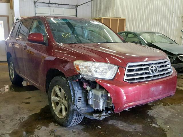 JTEES41A382029213 - 2008 TOYOTA HIGHLANDER RED photo 1