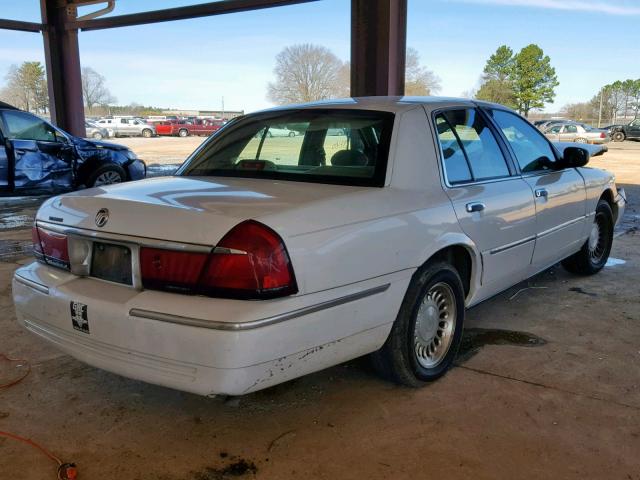 2MEFM75W1XX726609 - 1999 MERCURY GRAND MARQ WHITE photo 4