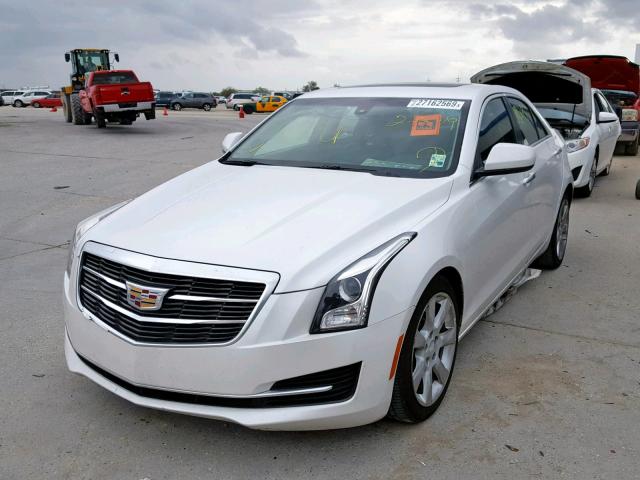 1G6AA5RX5F0134559 - 2015 CADILLAC ATS WHITE photo 2