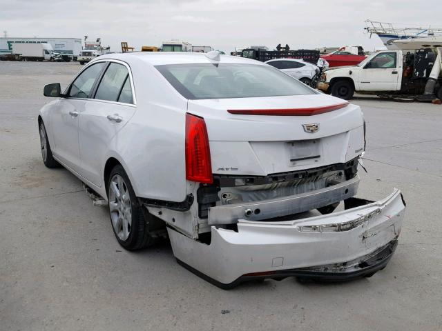 1G6AA5RX5F0134559 - 2015 CADILLAC ATS WHITE photo 3