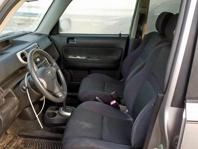 JTLKT324054020223 - 2005 TOYOTA SCION XB Сұр фото 5