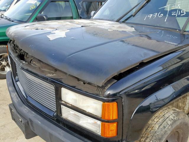 1GTHK39J6TE537408 - 1996 GMC SIERRA K35 BLACK photo 9