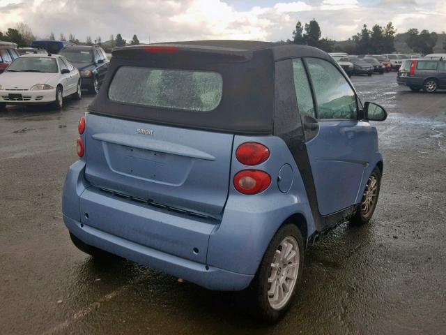 WMEEK3BA4BK447334 - 2011 SMART FORTWO PAS 蓝色 照片 4