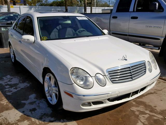 WDBUF56J46A885589 - 2006 MERCEDES-BENZ E 350 WHITE photo 1