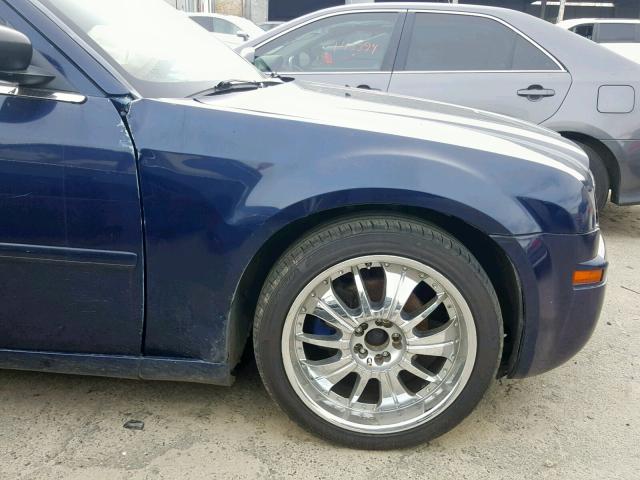 2C3KA43R96H460936 - 2006 CHRYSLER 300 BLUE photo 9