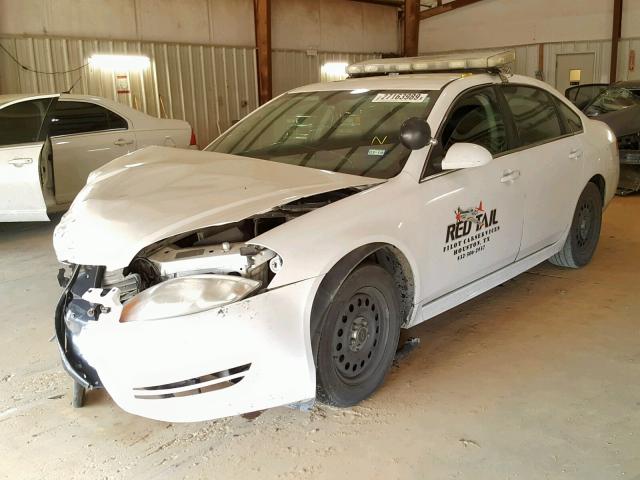 2G1WD5EM9B1236010 - 2011 CHEVROLET IMPALA POL WHITE photo 2