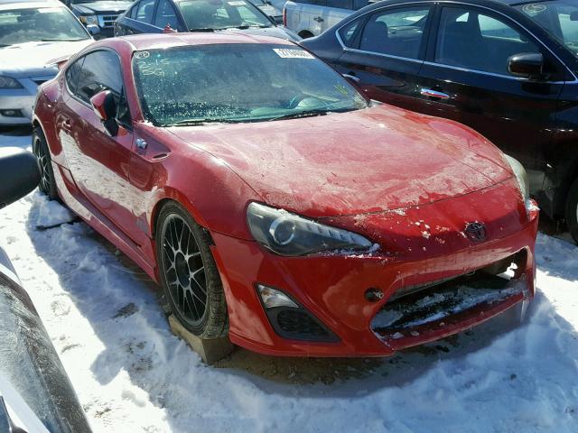 JF1ZNAA12D1711114 - 2013 TOYOTA SCION FR-S RED photo 1