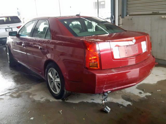 1G6DP567550191634 - 2005 CADILLAC CTS HI FEA RED photo 3