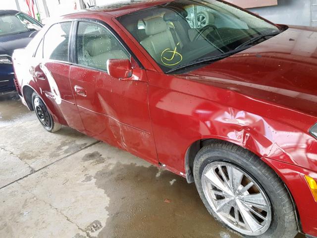 1G6DP567550191634 - 2005 CADILLAC CTS HI FEA RED photo 9