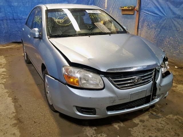 KNAFE122185545524 - 2008 KIA SPECTRA EX BLUE photo 9