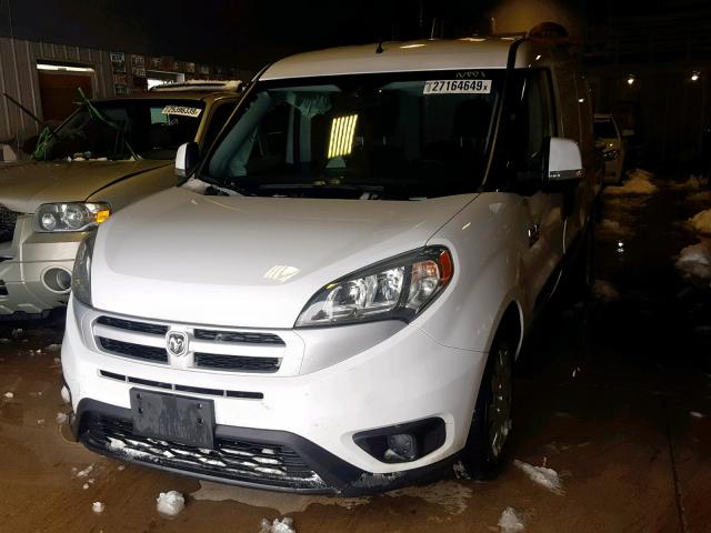 ZFBERFBT5F6963586 - 2015 RAM PROMASTER WHITE photo 2