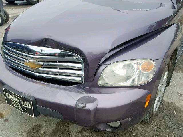 3GNDA23P26S590049 - 2006 CHEVROLET HHR LT PURPLE photo 9