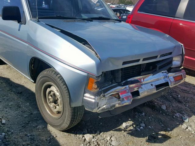 1N6SD11S1NC363509 - 1992 NISSAN TRUCK SHOR BLUE photo 9