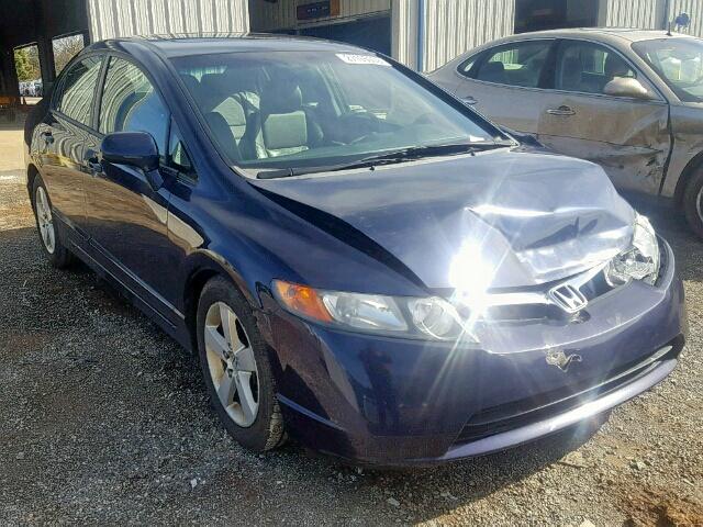 1HGFA16968L047113 - 2008 HONDA CIVIC EXL BLUE photo 1