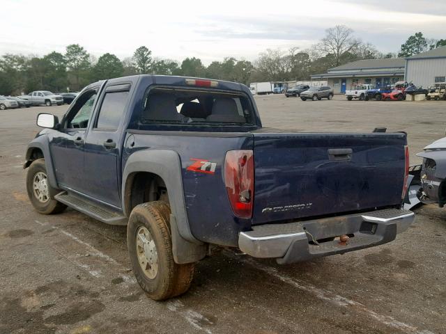 1GCDS13E078170721 - 2007 CHEVROLET COLORADO BLUE photo 3