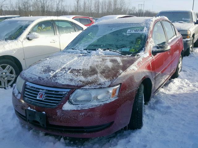 1G8AJ55F77Z112712 - 2007 SATURN ION LEVEL RED photo 2