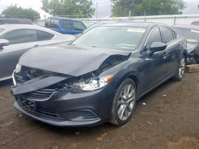 JM1GJ1V53F1186657 - 2015 MAZDA 6 TOURING GRAY photo 2