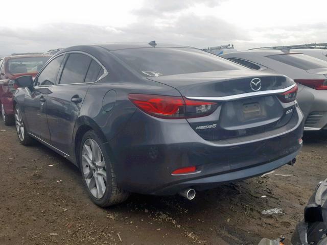 JM1GJ1V53F1186657 - 2015 MAZDA 6 TOURING GRAY photo 3