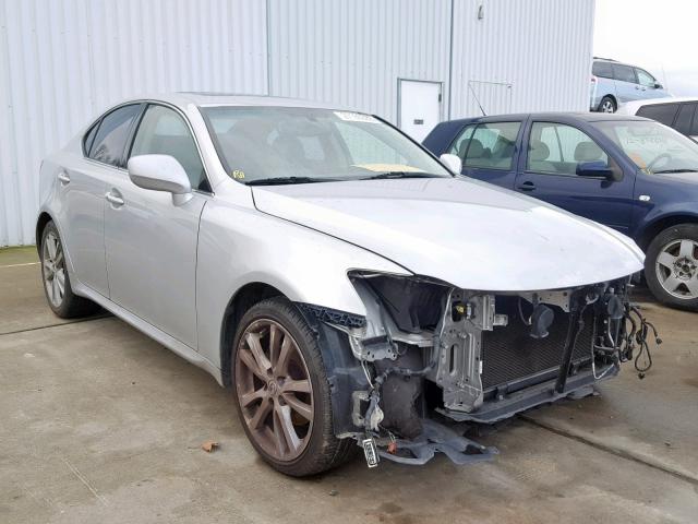 JTHBK262X62015981 - 2006 LEXUS IS250 SILVER photo 1