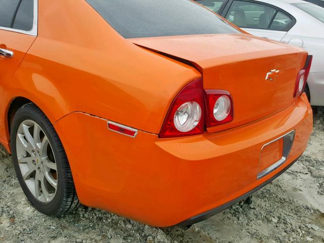 1G1ZE5EB1AF264500 - 2010 CHEVROLET MALIBU LTZ ORANGE photo 10