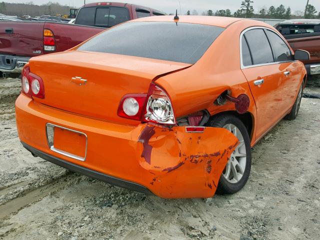 1G1ZE5EB1AF264500 - 2010 CHEVROLET MALIBU LTZ ORANGE photo 4