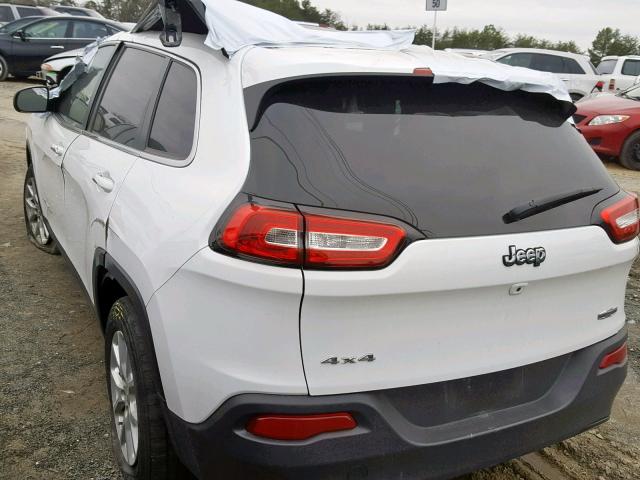 1C4PJMCS6GW345394 - 2016 JEEP CHEROKEE L WHITE photo 3