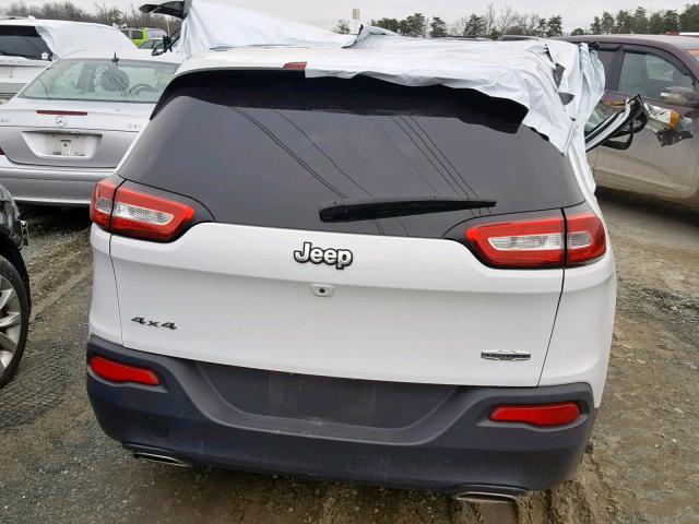 1C4PJMCS6GW345394 - 2016 JEEP CHEROKEE L WHITE photo 9