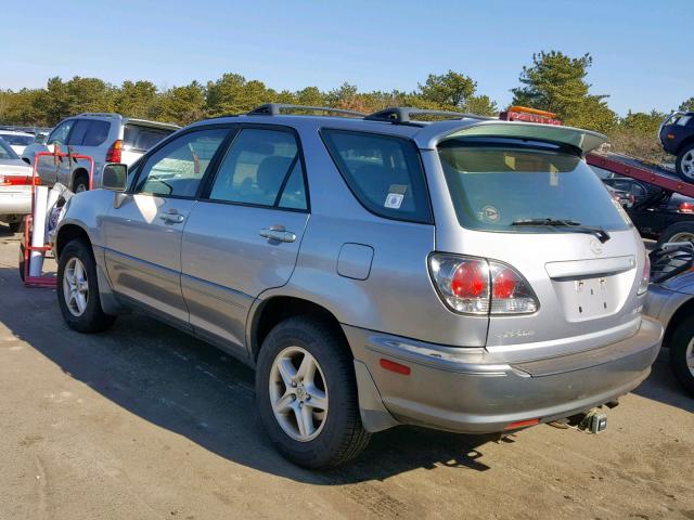 JTJHF10U620273146 - 2002 LEXUS RX 300 SILVER photo 3