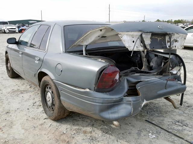 2FAHP71V79X120013 - 2009 FORD CROWN VICT GRAY photo 3