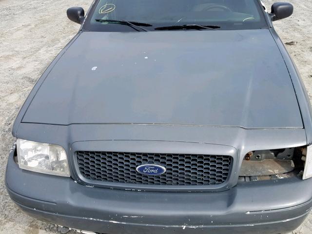 2FAHP71V79X120013 - 2009 FORD CROWN VICT GRAY photo 7