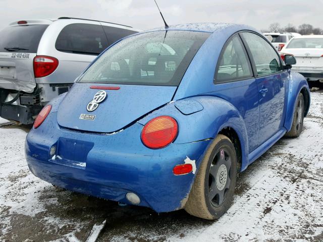 3VWCA21C5XM469166 - 1999 VOLKSWAGEN NEW BEETLE ლურჯი ფოტო 4