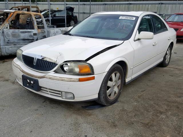 1LNHM87A52Y659275 - 2002 LINCOLN LS WHITE photo 2