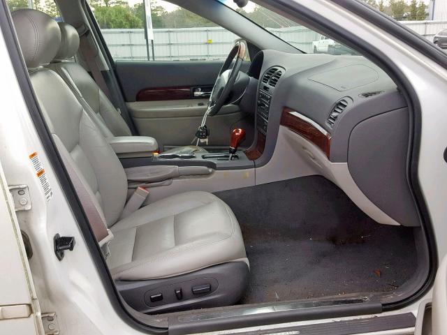 1LNHM87A52Y659275 - 2002 LINCOLN LS WHITE photo 5