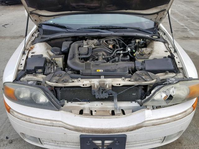1LNHM87A52Y659275 - 2002 LINCOLN LS WHITE photo 7