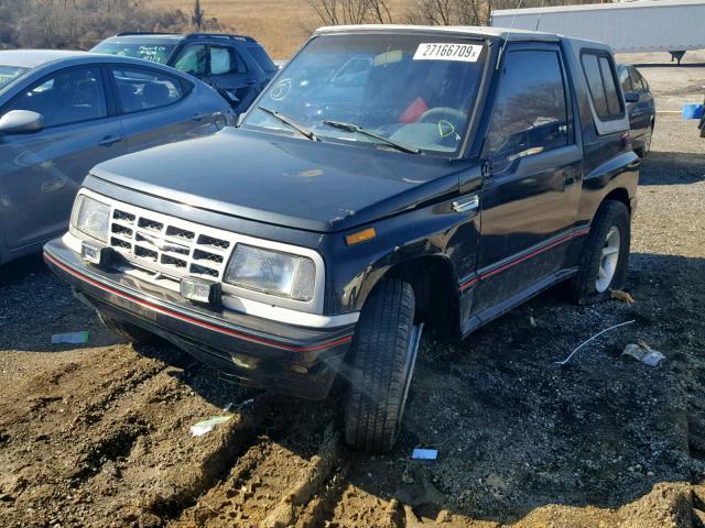 2CNBE18U3N6913241 - 1992 GEO TRACKER BLACK photo 2