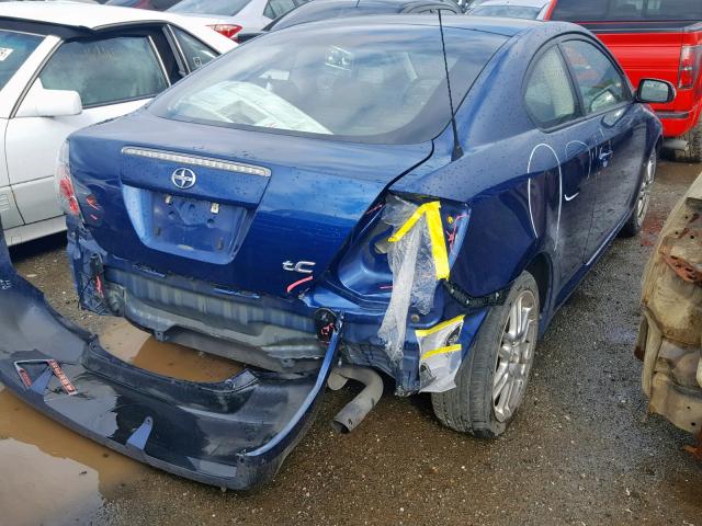JTKDE167890279958 - 2009 TOYOTA SCION TC ლურჯი ფოტო 4