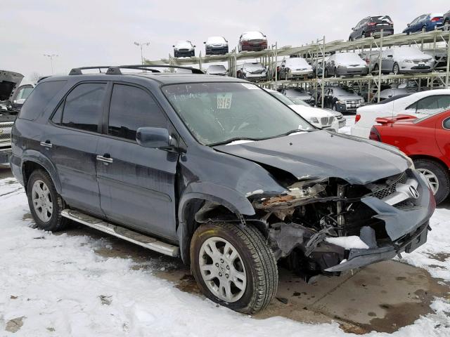 2HNYD18846H534110 - 2006 ACURA MDX TOURIN BLUE photo 1