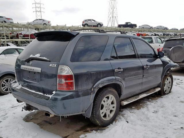 2HNYD18846H534110 - 2006 ACURA MDX TOURIN BLUE photo 4